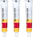 Ointment mayinglong Musk hemoroizi (3 x 20g tuburi), 60g - Formula maximă de rezistență pentru ajutor rapid hemoroizilor, Mâncărime Soothes, Ardere & Discomfort - Ajutor rapid (2,12 oz Total)