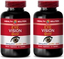 Vitamine pentru ingrijirea ochilor - Suport de vedere maxima - Promoveaza viziune sanatoasa - l-Taurină Supliment, Lutein, fructe de afine, semințe de struguri, Querbetin Dihidrat, L-Taurină, vitamine A pastile, 2 Bot 120 Capace