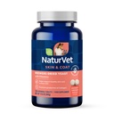 NaturVet Brewers Drojdii uscate Formula cu usturoi arome Plus Vitamine pentru câini și pisici, Tablete masticabile, Made în Statele Unite ale Americii cu ingrediente globale sursă 1000 Conte