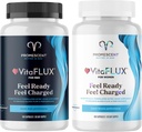 VitaFLUX Triple Power Nitric oxid Supliment pentru performanta masculina + VitaFLUX Femeii oxid azotat Booster Supliment, Creșterea circulatiei, Boost Energy & Heart Health, Performanta, Rezistenta, Energie