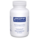Pure Encapsulations Ashwagandha - 500 mg extract Ashwagandha - Metabolizare & Stres Support - Immune Support - OMG Free & Vegan - 120 capsule