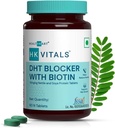 QURA DHT Blocker cu Biotin, Stinging Nettle și Soya Proteine, ajută la reducerea căderii părului, Stimulează creșterea părului, pachet de 60 comprimate