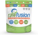 Rawfusion- Vegan Proteine pulbere, Vanilla Bean - 60 Serviri 21g de proteine pe bază de plante, carbohidrati net scăzut, non- Dairy, Gluten/ Lactoză gratuit, Soy Free, Kosher, Non-GMO, 4lbs Pound