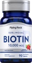 Piping Rock Biotin 10000mcg Rapid pana tablete 