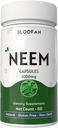 Neem Leaf Capsule 1000 mg Powder Azadirachta Indica Suplimentul Herbal 