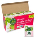 Ceai de medicina traditionala, frunze de zmeura organice, usurinte cramps menstruale, suporta o sarcina sanatoasa, 48 de pungi de ceai (3 ambalaj)