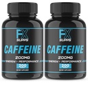 FXSUPPS Cafeina 200 mg pastile (2-Pack, 400 capsule) 