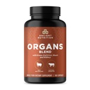Suplimente de organe de nutriţie antică, capsule de organe de iarbă-Fed şi sălbatice, ficat, inima, suport renal Organ, Cognitive, şi Sistemul imunitar de sănătate, 180 Ct