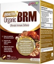 Labo Nutrition Bioactive Organic BRM - Advanced Immune Support & Menține activitatea celulelor ucigaşe naturale; 6 Ciuperci terapeutice Lingzhi, Yunzhi, Maitake, Shiitake, Agaricus Blazei Murill & Cordyceps