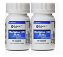 Laboratoare fiabile Meclizine 25 mg Bonină generică Boală de mişcare (100 comprimate masticabile Fiecare (2-Pachet) - Prevenirea greţurilor, vărsăturilor şi ameţelilor cauzate de boala de mişcare