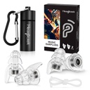 Hearprotek Concert Plug-uri ureche, 2Pair-uri reutilizabile mari Fidelity Muzician Plug-uri urechi pentru concerte Muzică-Reducere zgomot puternic de protecție urechii pentru Rave,Festival,Music,Tinnist Relief