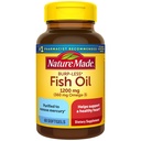 Burp-Mai puțin ulei de pește 1200 mg, 60 Softgels, ulei de pește Omega 3 Supliment pentru sănătatea inimii