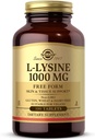 Solgar L-Lysine 1000 mg, 100 comprimate - Absorbție îmbunătățită și asimilare - promovează integritatea pielii și a buzelor - Suport colagen - Aminoacidi - Non OMG, Vegan, Gluten gratuit - 100 Serviri