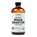 Black Seed Oil Organic Rece presat Sticla de sticlă nerafinat 
