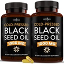 NOI AGE Black Seed Seed Oil Softgel Capsule - Premium Cold-Pressed Nigella Sativa Producand ulei de seminte Pure cu chimen negru - Non-GMO & Vegetarian (120 Softgels)