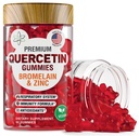 BioVit Querbetin Gummies 500MG - Querbetin activat pentru copii și adulți Sistemul imunitar & Alergia - Mestecând cu Bromelain, zinc, vitamina C, vitamina D3 - Made in USA - 60 Vegan Gummy Bears