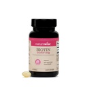 NatureWise High Potence Biotin 10000 mcg Softgels - Biotina pentru cresterea parului Femei si barbati + Skin & Nails Support - Non-GMO, Statele Unite ale Americii fabricate - 120 Softgels[120-Day Support]
