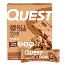 Quest Nutritie Ciocolata Chip Cookie Dough Proteine Baruri, 21g Proteina, 4, Net carbohidrati, 1g Zahăr, High Fiber, Gluten gratuit, Keto Friendly, 4 Conte