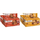 Quest Hero Proteine Baruri, Crispy Ciocolata Caramel Pecan și unt de arahide de ciocolată, 15-18g Proteina, 1g zahăr, 12 conte