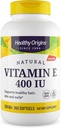 Origine sănătoasă Vitamina E 400 UI (naturală, fără GMO, fără gluten, suport pentru piele, suport cardiovascular), 360 Softgels