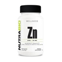 NutraBio zinc Chelat Suplimentul mineral - pentru creștere adecvată, dezvoltare și sănătate imună - 30mg de zinc per capsule vegetariene - 120 Servings