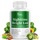 Suplimente Fat Burner pe timp de noapte - Suppressante apetit pentru pierderea in greutate - Femei si barbati, somn si relaxare - Metabolism Booster pierdere in greutate pastile 30