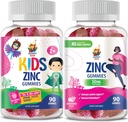 Gume de zinc pentru adulți și gume de zinc pentru copii. Guma de zinc masticabil pentru suport imunitar - puternic antioxidant natural non-GMO supliment pentru copii Barbati Femeie Adulti