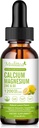Calciu Magneziu zinc lichid cu vitamina D3, magneziu glicinat Plus vitamina C K2