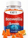 VAITE Boswellia Serrata Gummies 1200mg - extract de francchense indian cu acid Boswellic, supliment pe bază de plante, Formula de asistență comună de sănătate, non-GMO, gluten-free, zahăr-free, 60 Chestables