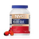 NYO3 1500mg Krill Oil Omega 3 Supliment, Senior's Top Choice, High Content EPA DHA & High Absorbtion Pure Antarctic Krill Oil with Astexanthin and 56% Phospolipids, Laboratory Tested,90 Softgels