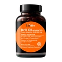 Invitati Sanatate Ulei Krill avansat - Sustine sanatatea cardiovasculara si a creierului - consumabile EPA, DHA, Astaxantina si Omega-3 Fosfolipide - 60 capsule