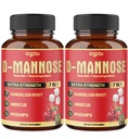 2 Pachete 60 Conte 4 luni - D-Mannose Capsule - Natural Urinary Tract Health & Imunity Support - 7in1 with Cranberry, Dandelion, Hibiscus & More