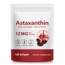 Suplimente ataxantine, Suporturi ochi, comun, Circulație internă, Sănătatea pielii, Suplimente antioxidante Astexantina (1Bag120P)