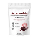 Astaxanthin 12mg, Premium Astaxanthin Antioxidant Suplimente, Suporturi Ochi, Piele, Imun, Comun, Circulaţie internă, non-GMO Verificat & Gluten gratuit - 200 Softgels