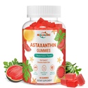 Astaxantină 12mg Suplimente Gumiile: Supliment antioxidant pentru a sprijini ochi, piele, comun și sistemul imunitar de sănătate non-GMO & Gluten-Free (60 Gummies)