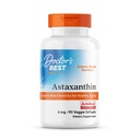 Cel mai bun supliment de astaxantină Vegan 6 mg - Skin Elasticity & Antioxidant Support pentru bărbaţi şi femei, Extract de Haematococcus Pluvialis Microalgae, Non OMG, Gluten Free - 90 Veggie Softgels