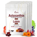 14-in-1 Astaxanthin 12mg & Lutein 40mg cu suplimente Zeaxanthin, 24 luni de aprovizionare, Proaspete Microalgae Sursa, Suporturi ochi, Piele, Antioxidant, comun, Circulatory Health, Non-GMO, Gluten gratuit, 4 sac