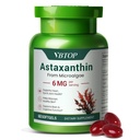 Astaxanthin 6 mg, Premium astaxanthin Supliment cu activitate antioxidantă, Suporturi ochi, piele, comun, și Sistemul imunitar Sănătate. Microalge proaspete Sursa, Non-GMO, Gluten-Free - 60 softgels