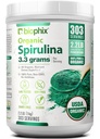 biofix organic Spirulina pulbere, 2.2 Lbs 100% Spirulina pur albastru verde Algae pulbere, Vegan, Non OMG, non-iradiate, USDA Certified, Cele mai bune proteine Superfood