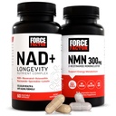 Force Factor NMN Supliment, NAD+ (NMN sau Nicotinamidă Ribozidă Alternativă) cu Resveratrol, Astaxantină, Complex Spermidină şi luteolin, NAD pentru a sprijini sănătatea celulară şi îmbătrânirea sănătoasă, 60 capsule
