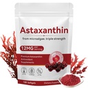 Astaxanthin 12mg, 120 Softgels, Premium Astaxanthin Antioxidant Supplement Supports Eye, Skin Health, Immune, Intern Circulation