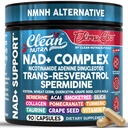 NAD Resveratrol Supliment Spermidină Fisetin Querbetin Seminte de struguri Gotu Kola Berberine Astaxantină Taurină rodie Acai Anti Aging Longevity Capsule pentru femei EternaGlow de Nutra 90ct