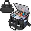 Trunab Izolat sac medical cu divideri reglabile, consumabile medicale de apă pentru acasă, călătorie, camping, sac gol - brevetat design, negru