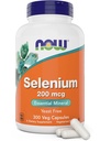 Acum alimente Seleniu capsule 200mcg, 300 Conte - L Selenometionină Supliment mineral pentru femei şi bărbaţi - Veg Caps, Non-GMO, Vegan Friendly, Yeast-Free