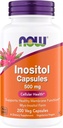How Foods Inositol 500 mg, Superior Myo Inositol Form, for Healthy Membrane Function*, Cellular Health*, Support for Women* Kosher, Potrivit pentru Vegas - 200 Vegetarian Capsules (Pachet de 1)