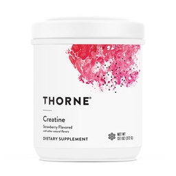 THORNE Creatin - Micronited Creatin Monohidrat pulbere - Suport pentru mușchi și funcția cognitivă* - pentru femei și bărbați - căpșuni - NSF Certified for Sport - 5 g per Serving - 60 Servings