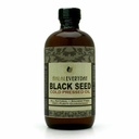 Ulei negru - 16 oz flacon de sticlă. 100% pură și presată la rece. Nefiltrate, nediluate, brute. NON-GMO & Vegan Nigella Sativa (Black Chimin). Hepane și conservanți liberi. Întuneric și puternic
