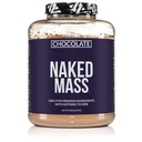 NAKED Ciocolata Mass Gainer - Toate greutatea naturala Gainer Proteina pulbere - 8lb vrac, OMG gratuit, gluten gratuit și soia gratuit. Fără ingrediente artificiale - 1,360 Calorii