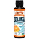 Barlean Total Omega 3 6 9 Orange Creme lichid supliment de ulei de pește cu Borage și ulei de in, 2.400 mg de Omegas EPA și DHA Plus GLA pentru sănătatea articulară și cardiacă, 8 oz