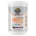 Gradina de viata Sport Organic Plant based Energy + Focus Clean Pre Workout Pulbere, cu 85mg Cafeina, Natural No Booster, B12, Vegan, Gluten Free, Non-GMO, BlackBerry, 15.3 Oz
